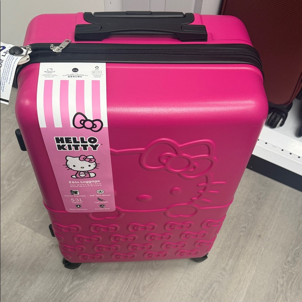Hello Kitty Fuchsia Luggage